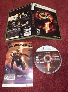 Resident Evil 5 Microsoft Xbox 360 w/Box & Insert-TESTED! VGC-NM DISC! NO MANUAL - Picture 1 of 12