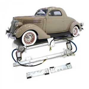 Power Window Kit for 1936 Ford Model 48 Coupe Club Standard Deluxe or 3-window - Picture 1 of 12