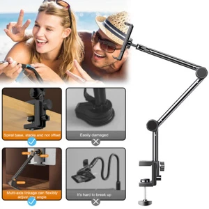 Verstellbar Halterung Handy Halter Tisch Bett Ständer für Tablet iPad Smartphone - Bild 1 von 13