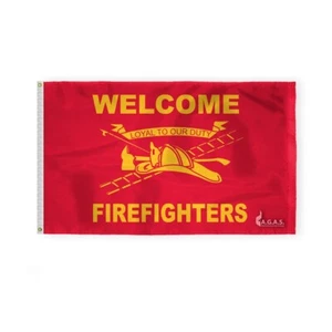 AGAS Firemen "Loyal to our Duty" Flag-Civilian Service-3'x5'-Printed 200D Nylon - Picture 1 of 1