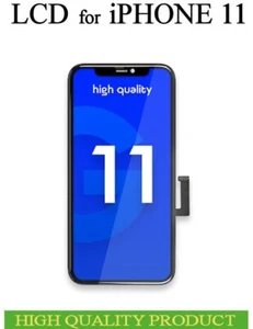 Apple iPhone 11 LCD Display + Touchscreen Digitizer • High Quality • Black - Afbeelding 1 van 2