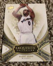 GILBERT ARENAS 2008-09 Exquisite Collection base gold /50 rare