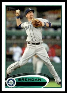 2012 Topps Series 1 #197 Brendan Ryan Seattle Mariners - Picture 1 of 2