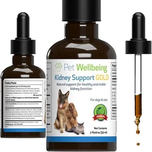 Pet Wellbeing Kidney support Gold For Cats - vet-formulated -Supports Health... - Picture 1 of 7