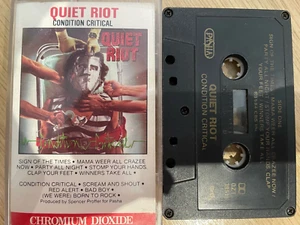 Quiet Riot - Critical Condition , Cassette, Free P&P - Picture 1 of 5