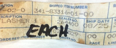 Nuevo de Lote Antiguo Yamaha OEM Collar Intermitente 1 1974-1975 TX750 1975-1978 XS500 341-83316-01-00 Foto 1 de 4