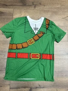 T-Shirt Zelda Ocarina of Time 3D grün Erwachsene Medium 2016 Nintendo N64 Cosplay - Bild 1 von 5