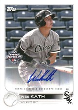 2022 Topps Pro Debut Autographs #PD63 Wes Kath