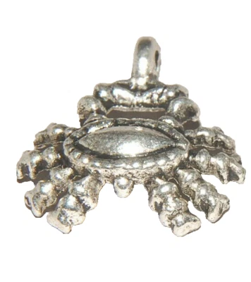 Cangrejo #3 Dije Plata Tibetana J1179 Foto 1 de 4