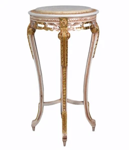 Beistelltisch Rokoko Blumentisch Barocktisch Nachttisch Tisch Antik Side Table - Bild 1 von 5