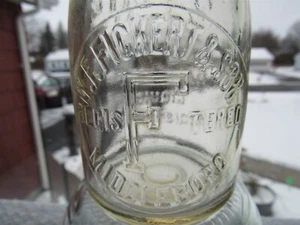 TREHP Milk Bottle W F Fickert & Son Dairy Farm Middleboro MA PLYMOUTH COUNTY Old - Picture 1 of 2