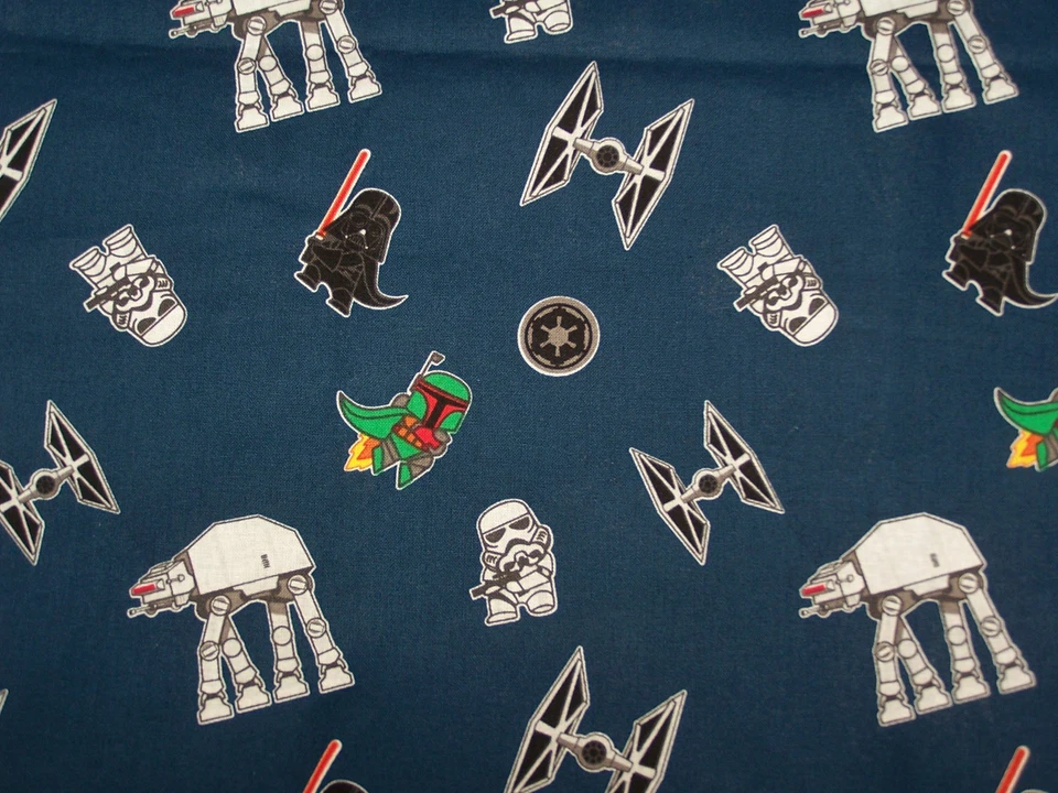 Cotton Disney Star Wars Camelot Fabric scrap 9 by 21 - Image 1 of 1