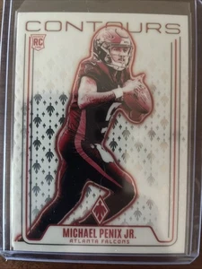 2024 Panini Phoenix - Contours Michael Penix Jr. #CON-MPJ (RC) - Bild 1 von 2