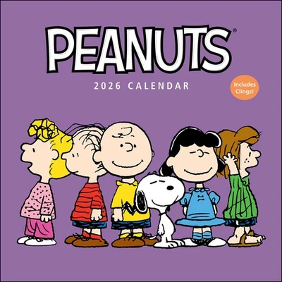 2026 Calendar Peanuts with Clings Square Wall, Andrews McMeel AM98441 - image 1 of 3