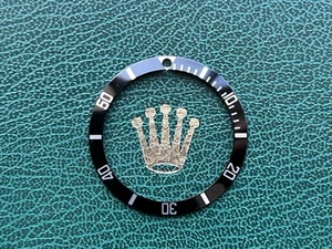 Genuine Rolex Submariner 16610 16610T 16800 168000 Black Bezel Insert OC#1510 - Picture 1 of 6