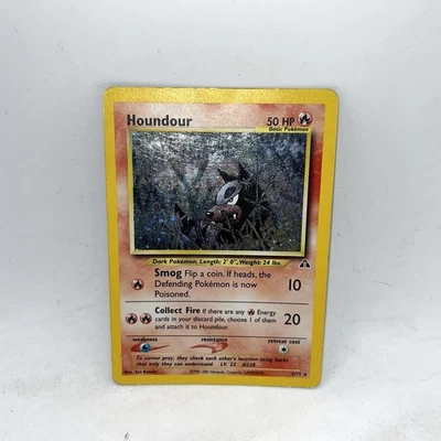 Houndour Pokemon Card Neo Discovery 5/75 Holo Rare Unlimited - Image 1 of 4
