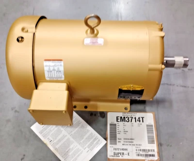 Baldor EM3714T Electric Motor 3ph 10hp 1770rpm 230/460V 60hz 215T 37H244L865G1 - Image 1 of 4