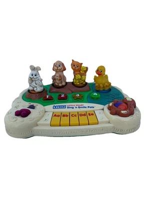 VTech Little Smart SING N SMILE PALS Musical Keyboard - 4 Melodies 4 Animals - Image 1 of 4
