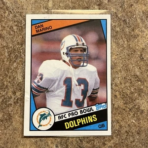 1984 Topps Dan Marino RC #123 Rookie Card Miami Dolphins HOF Football - Bild 1 von 8