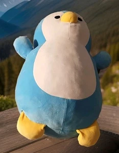 26” Squishmallows Hugmees PUFF The Blue Penguin Huge Giant Soft NEW - Picture 1 of 2
