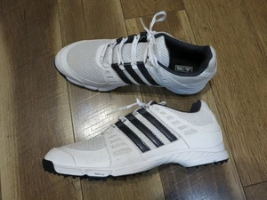 Adidas Men's White/Black Traxion Tech Response Missing Cleats Golf Shoes Sz 12 - Picture 1 of 18