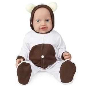 Vollence 12 Zoll Ganzkörper Silikon Baby Puppe mit Zubehör - Bild 1 von 13