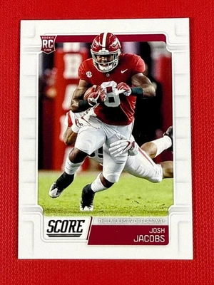 2019 Score Rookies Josh Jacobs #383 (RC) - Image 1 of 2