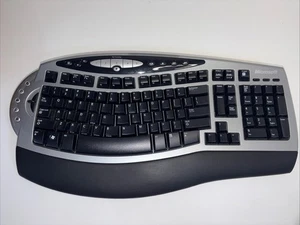 Microsoft Wireless Comfort Keyboard 4000 Model 1045 Ergonomic Keyboard No Dongle - Picture 1 of 10