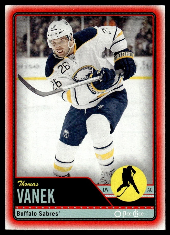 2012-13 O-Pee-Chee Red Thomas Vanek Buffalo Sabres #20 - Image 1 of 2