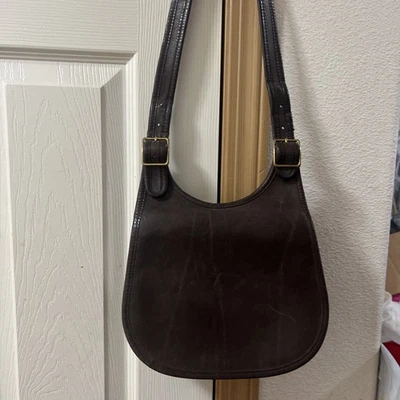 Bolso de montar Coach NYC vintage pequeño marrón Foto 1 de 4