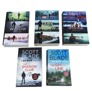 Scott Blade JACK WIDOW Thriller Series Book Lot Books 10-12 13-15 16-18 19 20 A! - Foto 1 di 22
