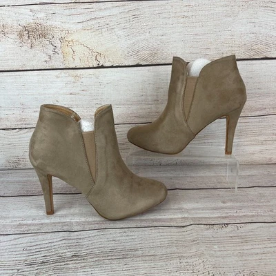 Botines de aguja BELLA MARIE KENDALL para mujer talla 10 marrón topo Foto 1 de 4