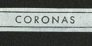 68T-VITOLA Antigua-Old Cigar Band-Marca CORONAS - Bild 1 von 2