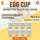 8 x Egg Cup Set Breakfast Boiled Eggs Novelty egg holder Kitchen Home Food New