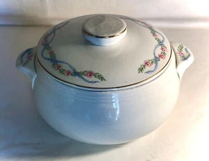 Hall Wildflower Tab Handled Casserole With Lid - Picture 1 of 2