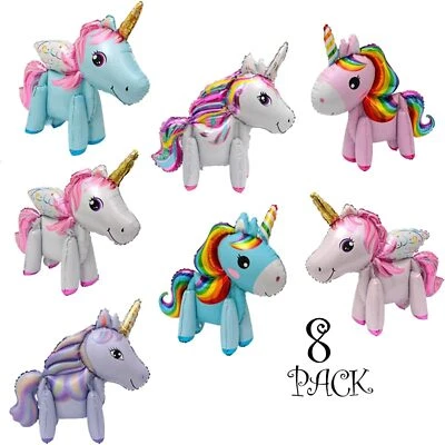 3D Unicorn Balloons Party Foil Balloon for Birthday Party, Wedding, Baby Shower - Image 1 of 4