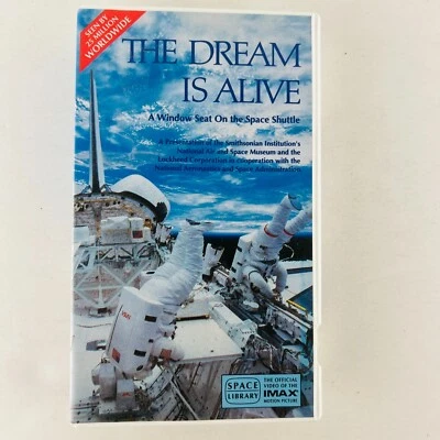 Space Shuttle Challenger - The Dream Is Alive IMAX VHS Video Tape 1984 - Image 1 of 2