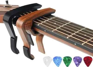 Capotasto per chitarra acustica ed elettrica accessori confezione da 2 - Foto 1 di 5
