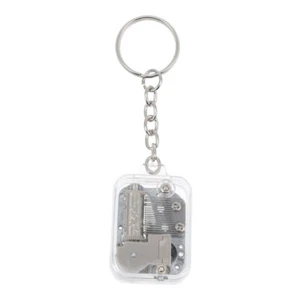 Music Box Keychain Travel Birthday Decoration Tiny Violin Keyring - Picture 1 of 12