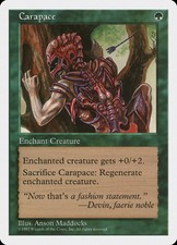 MTG - Carapace - Fifth Edition - X1 - (LP) - FREE SHIPPING