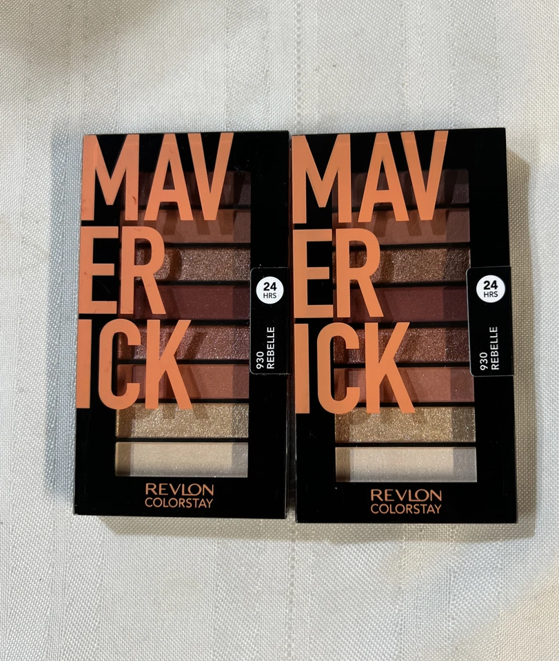 2x Revlon Colorstay Eyeshadow Palette Maverick Color Highly Pigment Formula 930 - Image 1 of 1