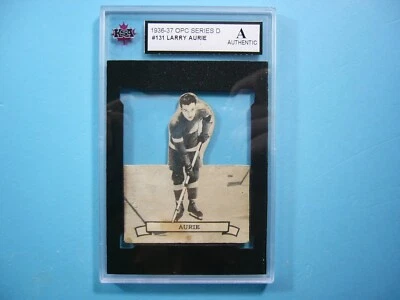 1936/37 O-PEE-CHEE V304D NHL HOCKEY CARD #131 LARRY AURIE KSA A PL 36/37 OPC - Image 1 of 4