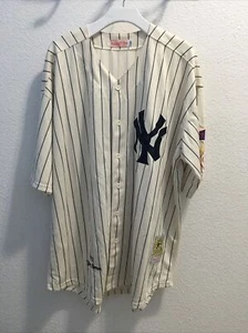 Yogi Berra Mitchell & Ness 1951 Yankees Jersey Cooperstown Collection 2XL - Picture 1 of 6