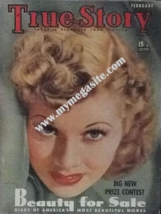 LUCILLE BALL  - TRUE STORY MAGAZINE - FEB 1941 - Picture 1 of 1