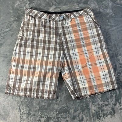 Pantalones cortos Quicksilver para hombre se ajustan como una talla 36 bolsillos multicolores a cuadros al aire libre Foto 1 de 4