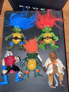 ninja turtle troll dolls
