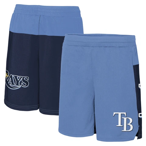Youth Blue Tampa Bay Rays 7th Inning Stretch Shorts Cover