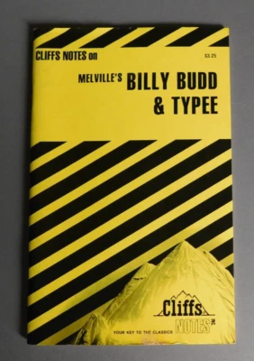 Billy Budd & Typee - Herman Melville - Cliffs Notes -  1968 Paperback - Image 1 of 4