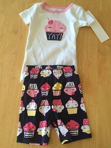 NWT Gymboree Girls Gymmies Cupcake Shortie Pajama Set 6,8 - Picture 1 of 1