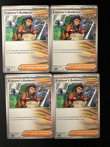4x Explorer's Guidance - 147/162 - Uncommon - Temporal Forces NM Pokemon Cards - Picture 1 of 1